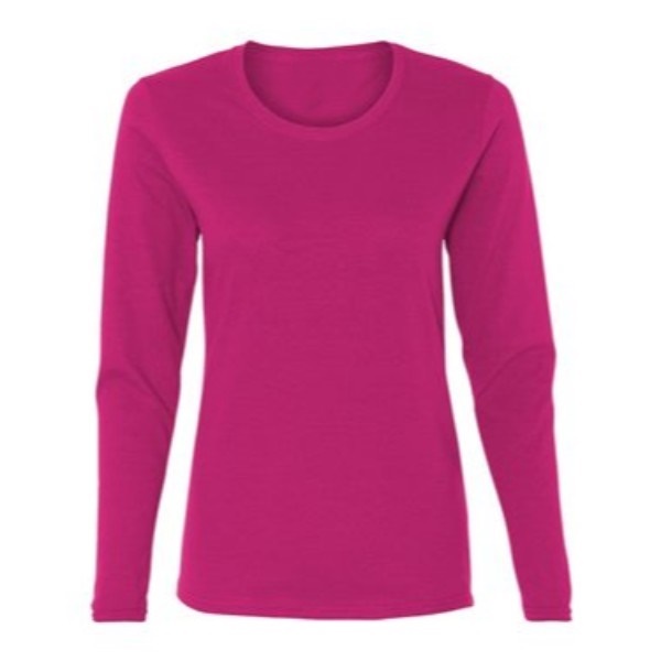 11 cyber pink womens long sleeves t shirt